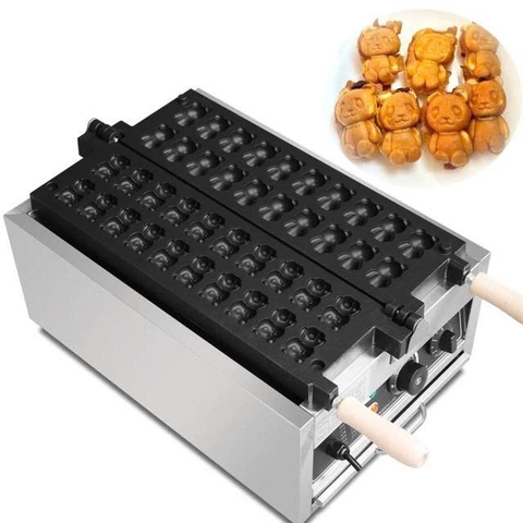 {Đủ Mẫu} Xài Điện 3000W & Xài Gas Máy Nướng Bánh Đường Phố 38x38x26cm Waffle Maker Electric