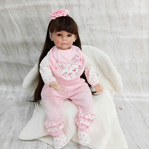 {Đủ Mẫu} Búp Bê Tái Sinh Thân Gòn Mềm Mại 50 cm = 20 inch Reborn Vinyl Doll