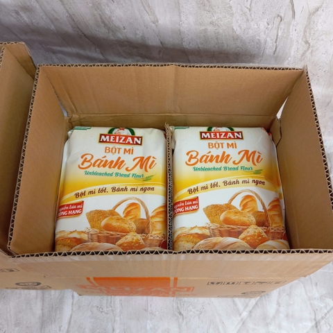 Thùng (10 Gói) Bột Meizan túi 1kg - Tiện Dụng Nhanh Chóng Hàng Chuẩn Date Mới