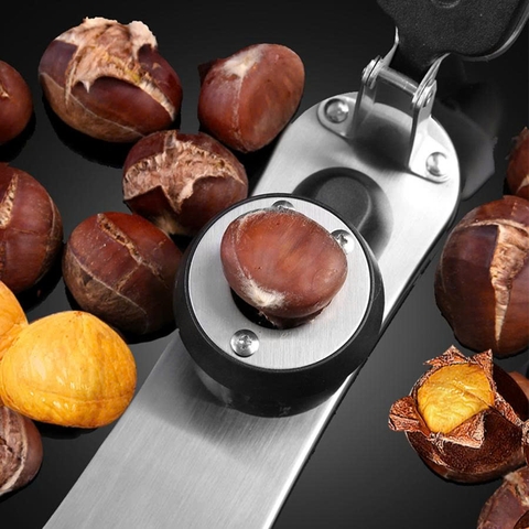 Dụng Cụ Tách Vỏ Hạt Dẻ Cao Cấp Inox 304 – Kẹp Hạt Dẻ Đa Năng PVN9192