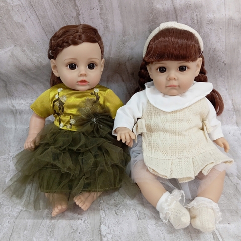 Búp Bê Tái Sinh Cotton Mềm 35 cm (14 Inch)  – Đồ Chơi Búp Bê Cho Bé Yêu