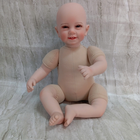 [Đủ mẫu] Búp Bê 55 cm = 22 inch Thân Gòn Mềm Mại  Reborn Silicon Vinyl Doll