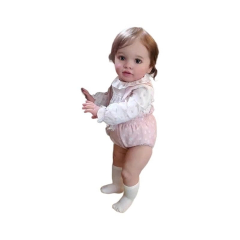 [Đủ mẫu] Búp Bê  Thân Gòn  Mềm Mại 60 cm = 24 inch Reborn Silicon Vinyl Doll