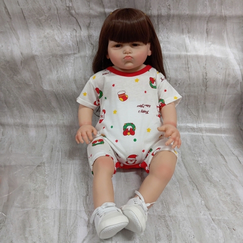 [Đủ mẫu] Búp Bê  Thân Gòn  Mềm Mại 60 cm = 24 inch Reborn Silicon Vinyl Doll