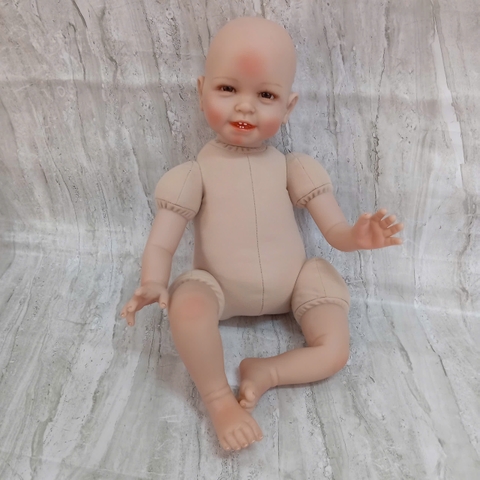 [Đủ mẫu] Búp Bê 55 cm = 22 inch Thân Gòn Mềm Mại  Reborn Silicon Vinyl Doll