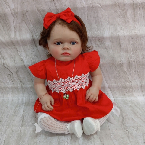 [Đủ mẫu] Búp Bê  Thân Gòn  Mềm Mại 60 cm = 24 inch Reborn Silicon Vinyl Doll