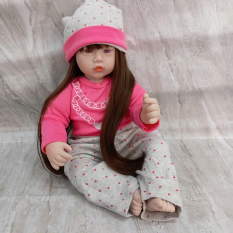 {Đủ Mẫu} Búp Bê Tái Sinh Thân Gòn Mềm Mại 50 cm = 20 inch Reborn Vinyl Doll