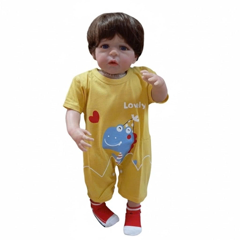 [Đủ mẫu] Búp Bê  Thân Gòn  Mềm Mại 60 cm = 24 inch Reborn Silicon Vinyl Doll