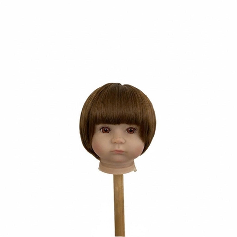 {ĐỦ MÀU} TÓC TƠ GIẢ CHỊU NHIỆT CHO BÚP BÊ TÁI SINH vòng Đầu 30 cm 50 cm = 20 inch Doll + vòng Đầu 34 cm 55 cm = 22 inch Doll, búp bê mini 20 cm (Ixdoll)