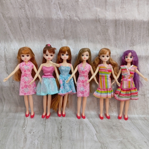 {Đủ Mẫu} Búp Bê Nhật Bản Licca-chan & Miki-chan body dẽo Chính Hãng Takara Tomy (Hàng Tồn Kho)