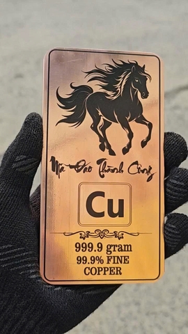 🌟 ĐỒNG THỎI NGUYÊN CHẤT CU 999.9 Hình 🐎 Ngựa – QUÀ TẶNG PHONG THỦY, ĐẦU TƯ GIÁ TRỊ 🌟