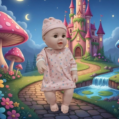 {Đủ mẫu, Giá Sỉ} Búp Bê Tái Sinh Nhựa Mềm Cao Cấp Nathaniel  48 cm 19 inch Mô Hình Búp Bê Tiền Sản