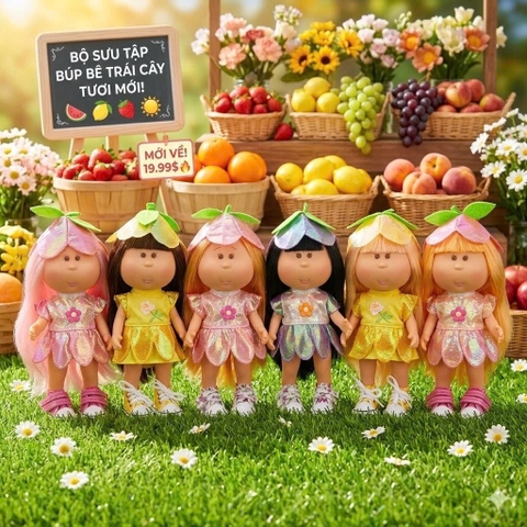 [Đủ mẫu] Búp Bê Khoai Tây Thân Nhựa Mia 24 cm = 10 inch Vinyl Doll