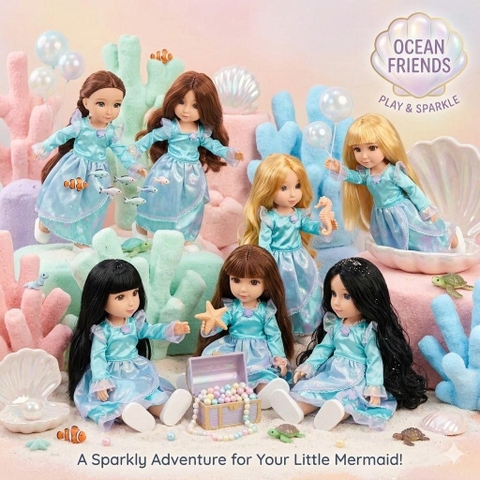 [Đủ mẫu] Búp Bê Nhựa 30cm Phong Cách Tây Ban Nha Paula Style vinyl 12 inch Doll