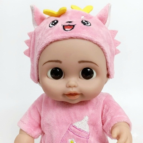 {Đủ Mẫu} Búp Bê Nhựa Cao Cấp Tái Sinh 21 cm 8 inch Mắt To 3D Reborn Vynil Baby Doll