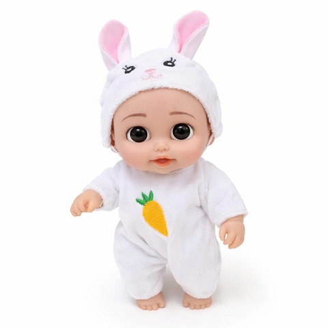 {Đủ Mẫu} Búp Bê Nhựa Cao Cấp Tái Sinh 21 cm 8 inch Mắt To 3D Reborn Vynil Baby Doll