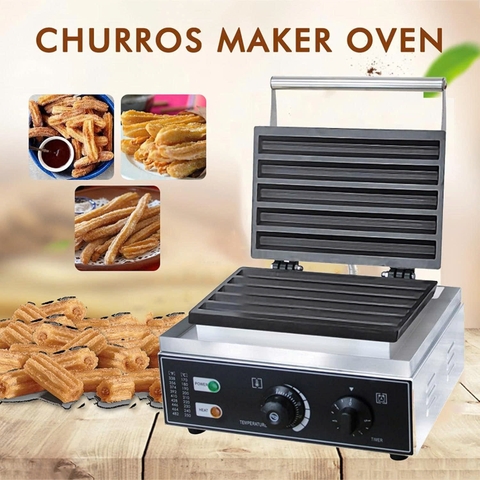 {Đủ Mẫu} Máy Làm Bánh Công Nghiệp Đường Phố Waffle Maker Electric 220V 1500W Machine