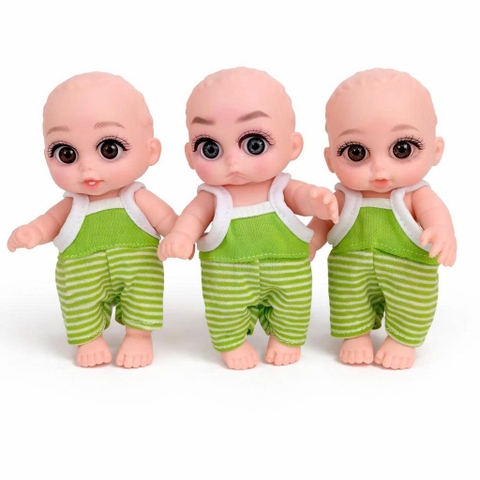 [Đủ mẫu] Búp Bê Nhựa mềm 12 cm 5 inch Vinyl reborn Baby Doll