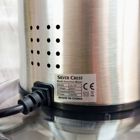 Máy Xay Đa Năng Silver Crest SC-02 6 Lít 1800W Xay Nhanh Tiết Kiệm Thời Gian PVN453