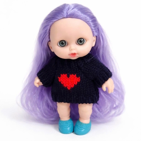 [Đủ mẫu] Búp Bê Nhựa mềm 12 cm 5 inch Vinyl reborn Baby Doll