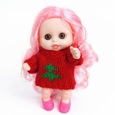 [Đủ mẫu] Búp Bê Nhựa mềm 12 cm 5 inch Vinyl reborn Baby Doll