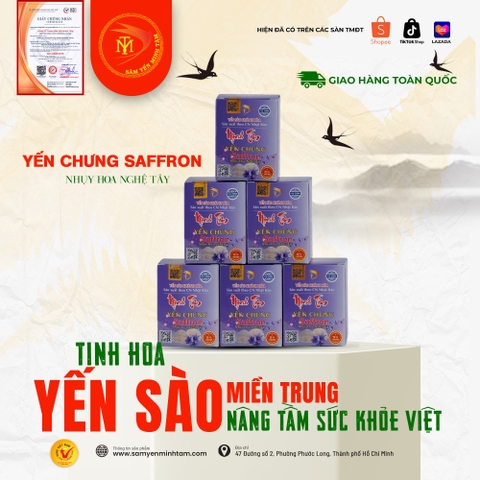 YẾN CHƯNG SAFFRON (230mg Yến )
