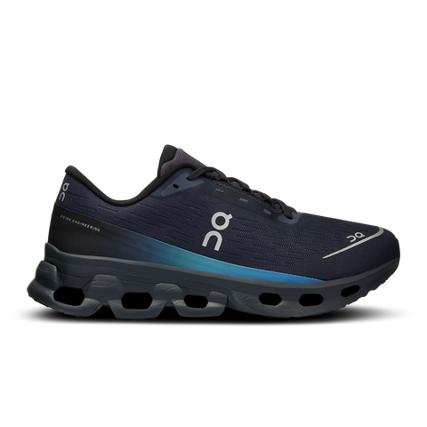 Giày Chạy Bộ Nữ On Running Cloudspark Black | Blueberry - OUTLET