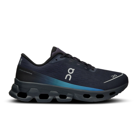 Giày Chạy Bộ Nữ On Running Cloudspark Black | Blueberry - OUTLET