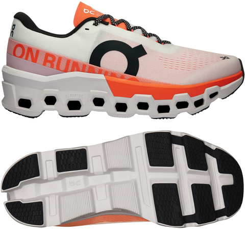 Giày Chạy Bộ Nam On Running Cloudmonster 2 Undyed Flame - OUTLET