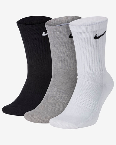 Vớ Thể Thao Unisex Nike Training Crew Socks 3 Pairs