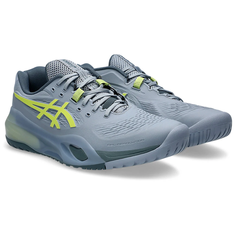 Giày Quần Vợt Nam Asics GEL-RESOLUTION X GREY BLUE/PISTACHIO