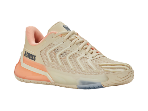 Giày Quần Vợt Nữ K-Swiss Ultrashot 4 Whitecap Gray | Peach Parfait | Egret