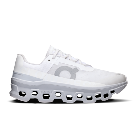 Giày Chạy Bộ Nữ On Running CloudMonster White | Glacier