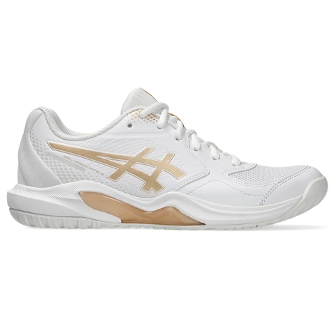 Giày Quần Vợt Nam Asics GEL-DEDICATE 9 WHITE/CHAMPAGNE
