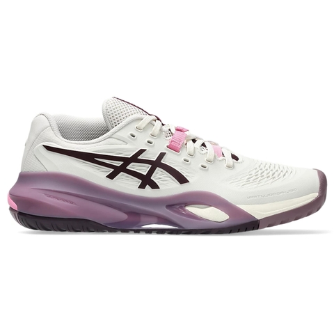 Giày Quần Vợt Nữ Asics GEL-RESOLUTION X SOFT OAT/DARK AUBERGINE