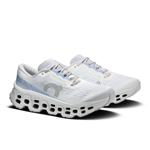 Giày Chạy Bộ Nữ On Running Cloudmonster 3 White | Frost