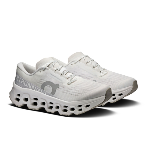 Giày Chạy Bộ Nữ On Running Cloudmonster 3 White | Wolf