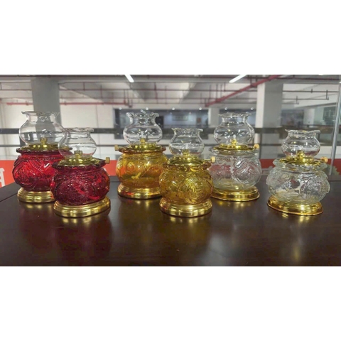 Đèn Thắp Dầu Pha Lê AP850 - Đèn Thắp Dầu Cao Cấp Chữ Phúc