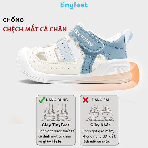Giày tập đi cho bé TINYFEET WJ09 thiết kế thể thao, năng động