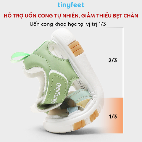 Sandal tập đi cho bé TINYFEET WJ16 có tiếng kêu bíp bíp