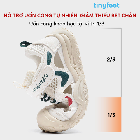 Giày cho bé TINYFEET WJ33 thể thao, năng động, thoáng khí
