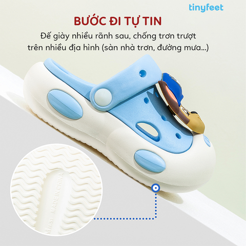 Dép Cross cho bé TINYFEET CR01 chất Liệu EVA nhẹ, mềm, chống nước