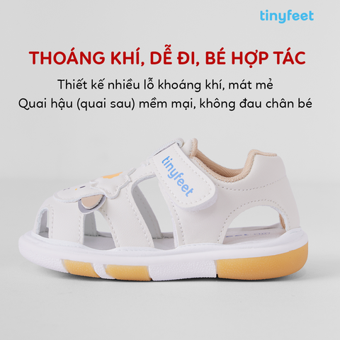 Sandal có kèn kêu Bíp Bíp cho bé 1-3 tuổi TINYFEET TN05 mềm mại, thoáng khí