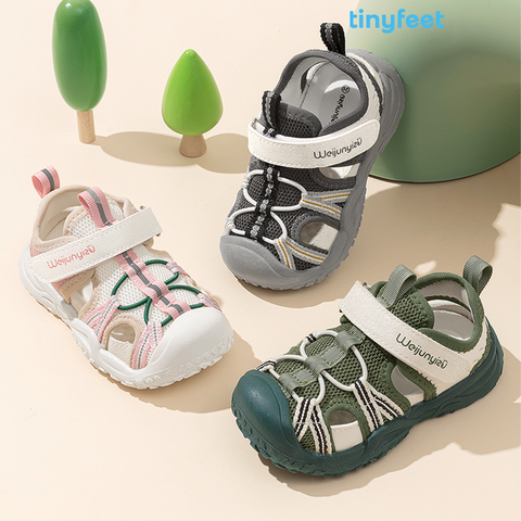 Giày cho bé TINYFEET WJ34 thể thao, thoáng khí, chống bẹt chân