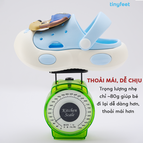 Dép Cross cho bé TINYFEET CR01 chất Liệu EVA nhẹ, mềm, chống nước
