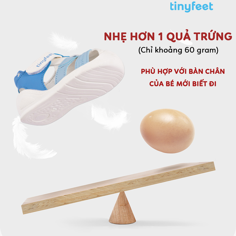 Sandal tập đi cho bé TINYFEET TN04 thoáng khí, chống trơn trượt
