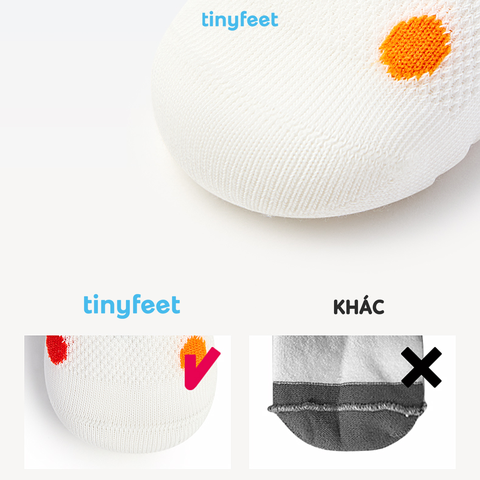 Tất Vớ chống trượt cho bé TINYFEET KS10 mềm mại, kháng khuẩn