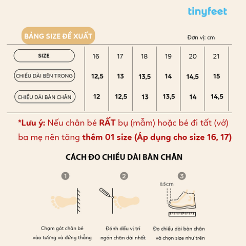 Sandal có kèn kêu Bíp Bíp cho bé 1-3 tuổi TINYFEET TN05 mềm mại, thoáng khí