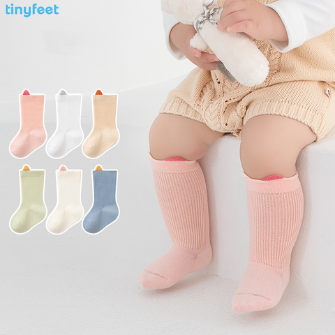 Tất Vớ cho bé 1-3 tuổi TINYFEET KS08 cotton dày dặn, không xù lông