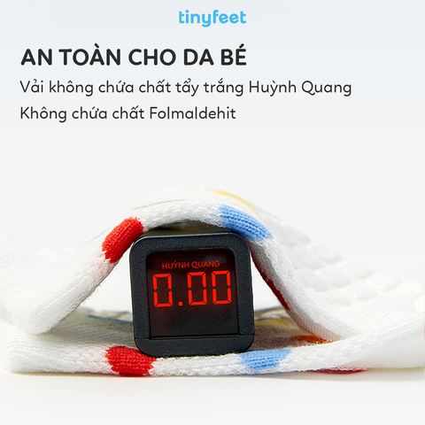 Tất Vớ chống trượt cho bé TINYFEET KS10 mềm mại, kháng khuẩn